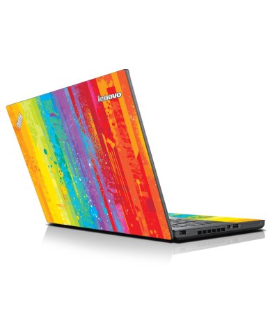 Rainbow Grunge IBM Lenovo ThinkPad T440p Laptop Skin