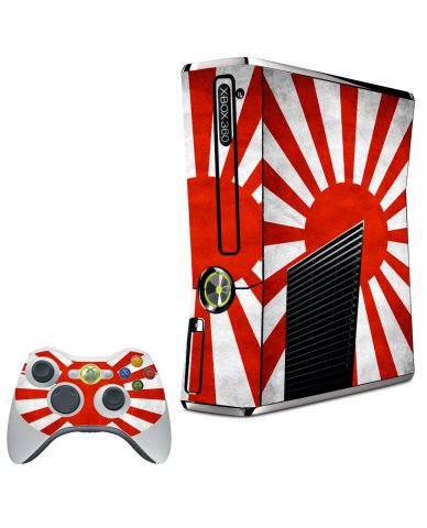 JAPANESE FLAG XBOX 360 SLIM GAME CONSOLE SKIN
