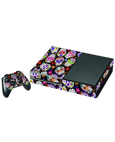 SUGAR SKULLS BLACK FLOWERS XBOX ONE GAME CONSOLE