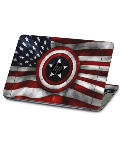 Captain America Flag HP ZBook 14 G1