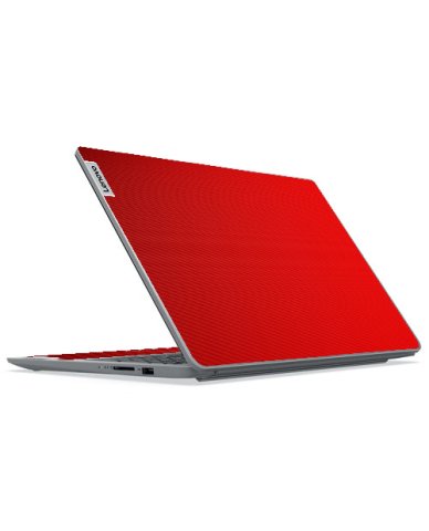 IdeaPad 1 15AMN7 RED CARBON FIBER Laptop Skin