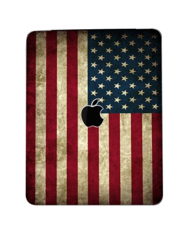 Apple iPad 1 (A1219) (Wifi) AMERICAN FLAG SKIN