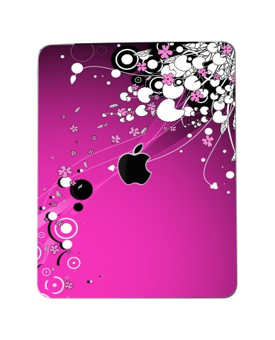 Apple iPad 1 (A1219) (Wifi) PINK FLOWERS Skin