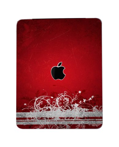 Apple iPad 1 (A1219) (Wifi) RED GRUNGE Skin