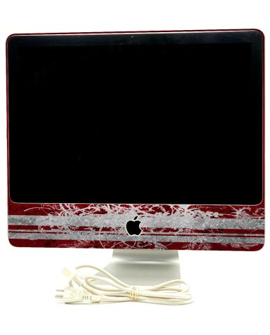 Apple iMac A1224 RED GRUNGE Laptop Skin