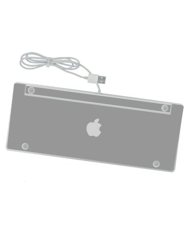 Apple Wired Mini Slim Keyboard A1242   GREY Laptop Skin