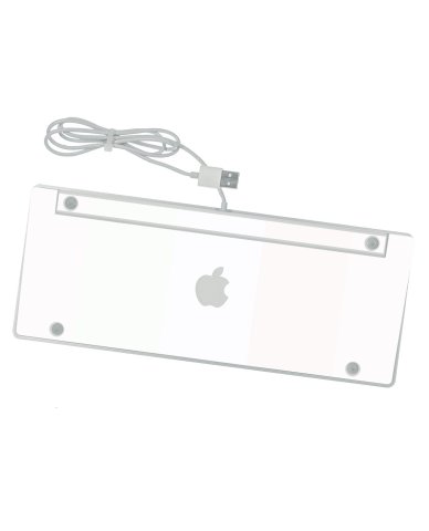 Apple Wired Mini Slim Keyboard A1242   WHITE Laptop Skin