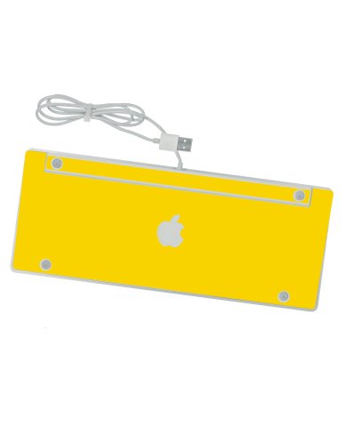 Apple Wired Mini Slim Keyboard A1242   YELLOW Laptop Skin