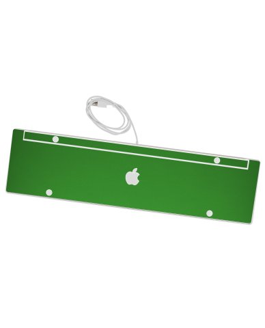 Apple Wired Numeric Keyboard A1243   CHROME GREEN Laptop Skin