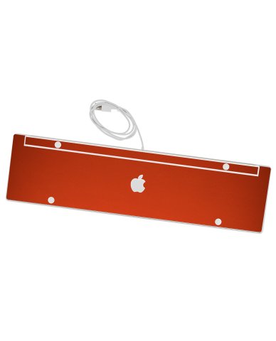 Apple Wired Numeric Keyboard A1243   CHROME RED  Laptop Skin