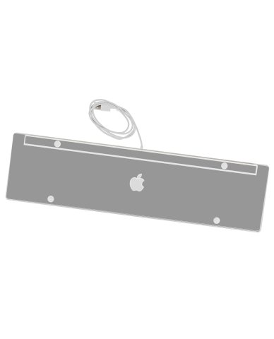 Apple Wired Numeric Keyboard A1243   GREY Laptop Skin