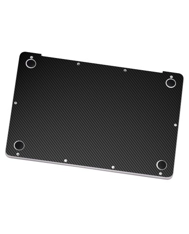 Black Carbon Fiber Apple Macbook Pro 13 A1278 Laptop Skin