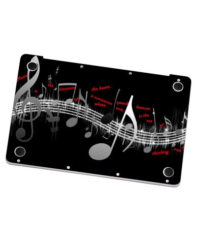 Music Notes Apple Macbook Pro 13 A1278 Laptop Skin