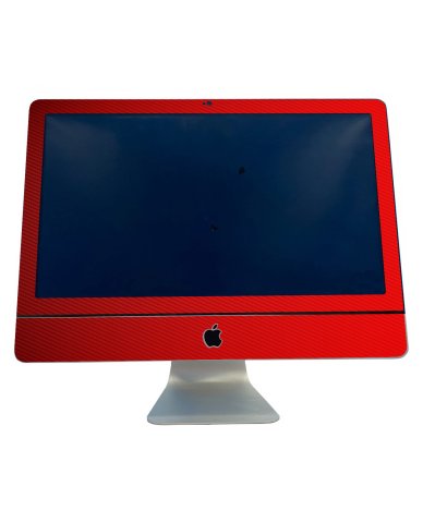 Apple iMac A1311 RED CARBON FIBER Laptop Skin