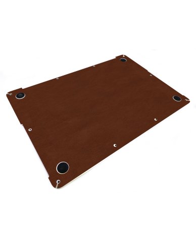 Brown Leather Apple Macbook Pro 15 Retina A1398 Laptop Skin