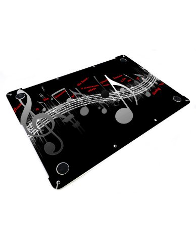 Music Notes Apple Macbook Pro 17 A1297 Laptop Skin
