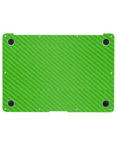 Green Carbon Fiber Apple Macbook Air 13 A1466 Laptop Skin
