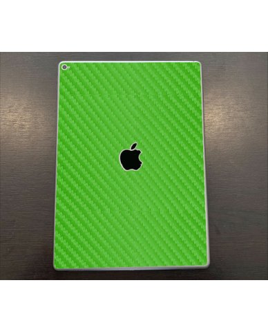 Apple iPad Pro 12.9" (Wifi) A1584   GREEN CARBON FIBER Laptop Skin