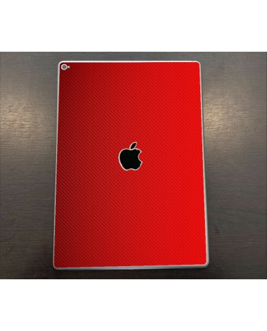 Apple iPad Pro 12.9" (Wifi) A1584   RED CARBON FIBER Laptop Skin