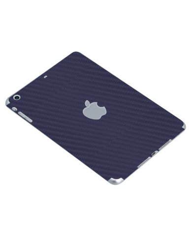 Apple iPad Mini 3RD Gen. (Wifi) A1599   BLUE CARBON FIBER Laptop Skin