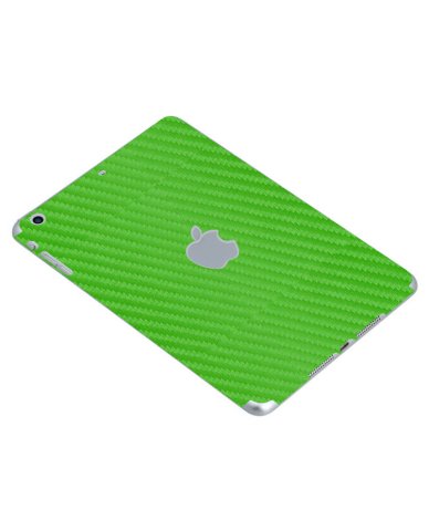 Apple iPad Mini 3RD Gen. (Wifi) A1599   GREEN CARBON FIBER Laptop Skin