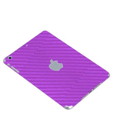 Apple iPad Mini 3RD Gen. (Wifi) A1599   PURPLE CARBON FIBER Laptop Skin