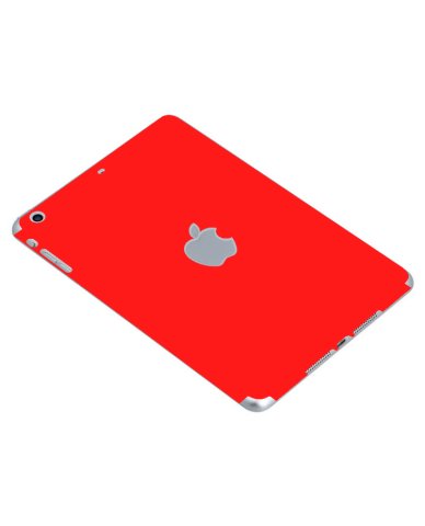 Apple iPad Mini 3RD Gen. (Wifi) A1599   RED Laptop Skin
