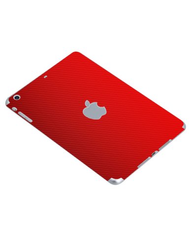 Apple iPad Mini 3RD Gen. (Wifi) A1599   RED CARBON FIBER Laptop Skin