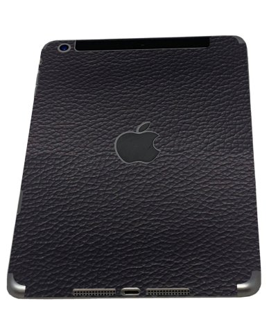 Apple iPad Mini 3RD Gen. (Wifi/ Cell) A1600   BLACK LEATHER Laptop Skin