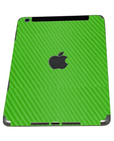 Apple iPad Mini 3RD Gen. (Wifi/ Cell) A1600   GREEN CARBON FIBER Laptop Skin