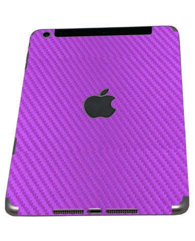Apple iPad Mini 3RD Gen. (Wifi/ Cell) A1600   PURPLE CARBON FIBER Laptop Skin
