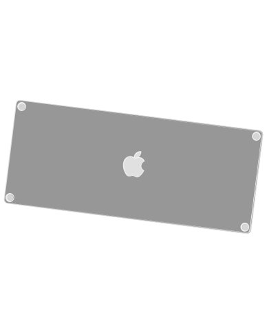 Apple Magic Numeric Keyboard A1644   GREY Laptop Skin