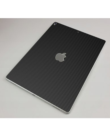 Apple iPad Pro 12.9" 2ND Gen. (Wifi) A1670   BLACK CARBON FIBER Laptop Skin