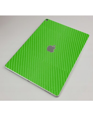 Apple iPad Pro 12.9" 2ND Gen. (Wifi) A1670   GREEN CARBON FIBER Laptop Skin