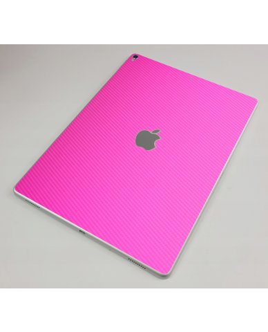 Apple iPad Pro 12.9" 2ND Gen. (Wifi) A1670   PINK CARBON FIBER Laptop Skin