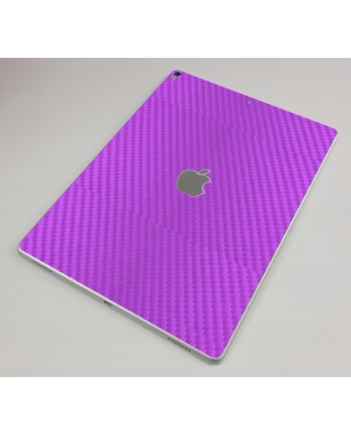 Apple iPad Pro 12.9" 2ND Gen. (Wifi) A1670   PURPLE CARBON FIBER Laptop Skin