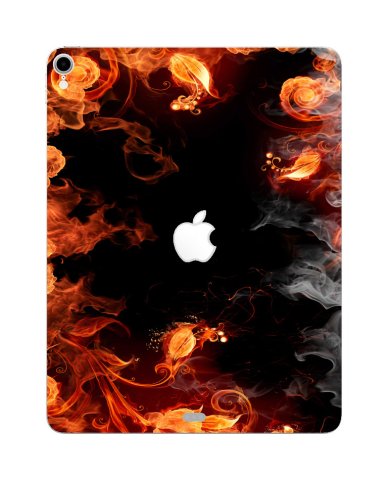 Apple iPad 3rd. Gen. (Wifi) A1876   FIRE FLORA Laptop Skin