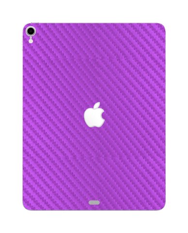 Apple iPad 3rd. Gen. (Wifi) A1876   PURPLE CARBON FIBER Laptop Skin