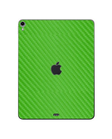 Apple iPad Pro 3 12.9" A1895 (Wifi, Cell)   GREEN CARBON FIBER Laptop Skin