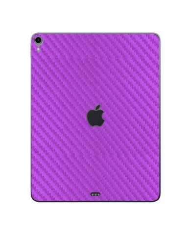Apple iPad Pro 3 12.9" A1895 (Wifi, Cell)   PURPLE CARBON FIBER Laptop Skin