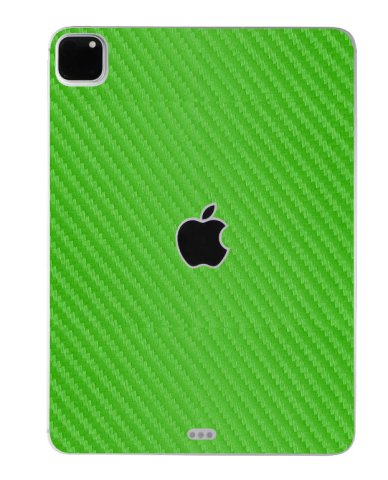 Apple iPad Pro 2 11" A2068   GREEN CARBON FIBER Laptop Skin