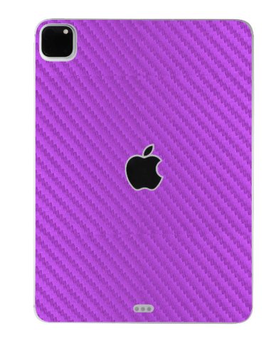 Apple iPad Pro 2 11" A2068   PURPLE CARBON FIBER Laptop Skin