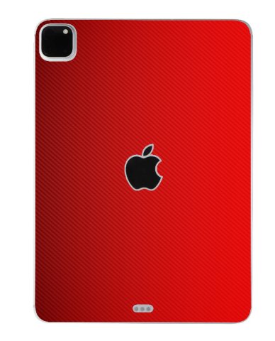 Apple iPad Pro 2 11" A2068   RED CARBON FIBER Laptop Skin