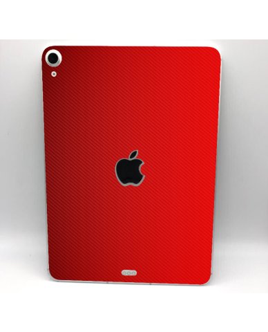 Apple iPad Pro 11" 4th Gen. A2072 (Wifi, Cell)   RED CARBON FIBER Laptop Skin