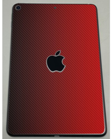 Apple iPad Mini 5 (Wifi) (A2133)   RED CARBON FIBER Laptop Skin