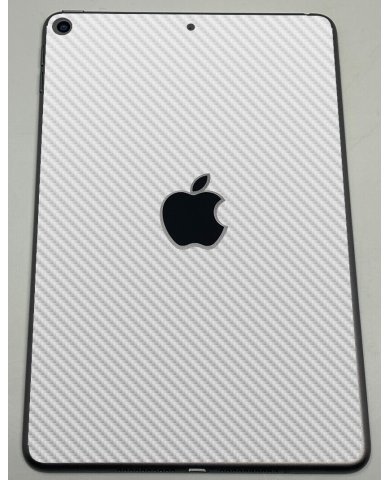 Apple iPad Mini 5 (Wifi) (A2133)   WHITE CARBON FIBER Laptop Skin