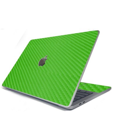 Apple MacBook Pro 13 A2289 GREEN CARBON FIBER Laptop Skin