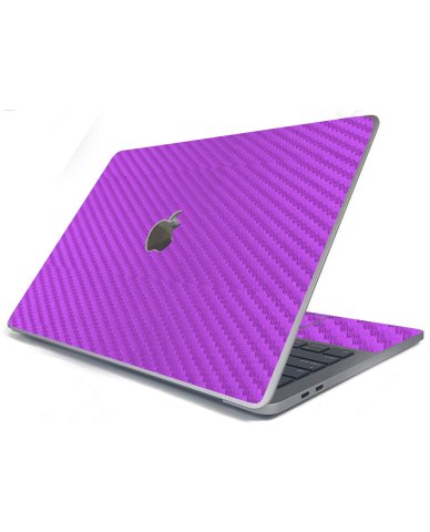 Apple MacBook Pro 14 A2779 PURPLE CARBON FIBER Laptop Skin