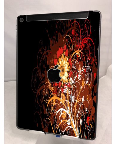 Apple iPad 8th Gen. (Wifi, Cell) A2428   FIRE FLOWER Laptop Skin