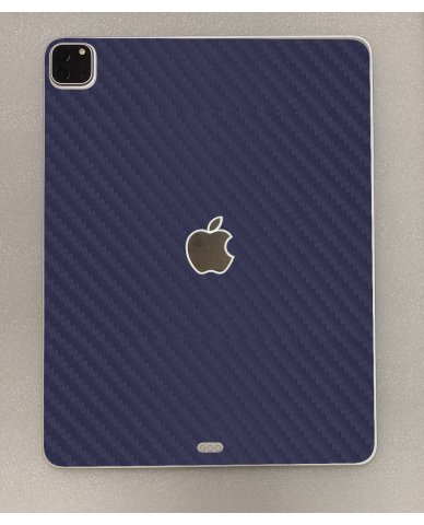 Apple iPad Pro 5 12.9" A2378 (Wifi)   BLUE CARBON FIBER Laptop Skin